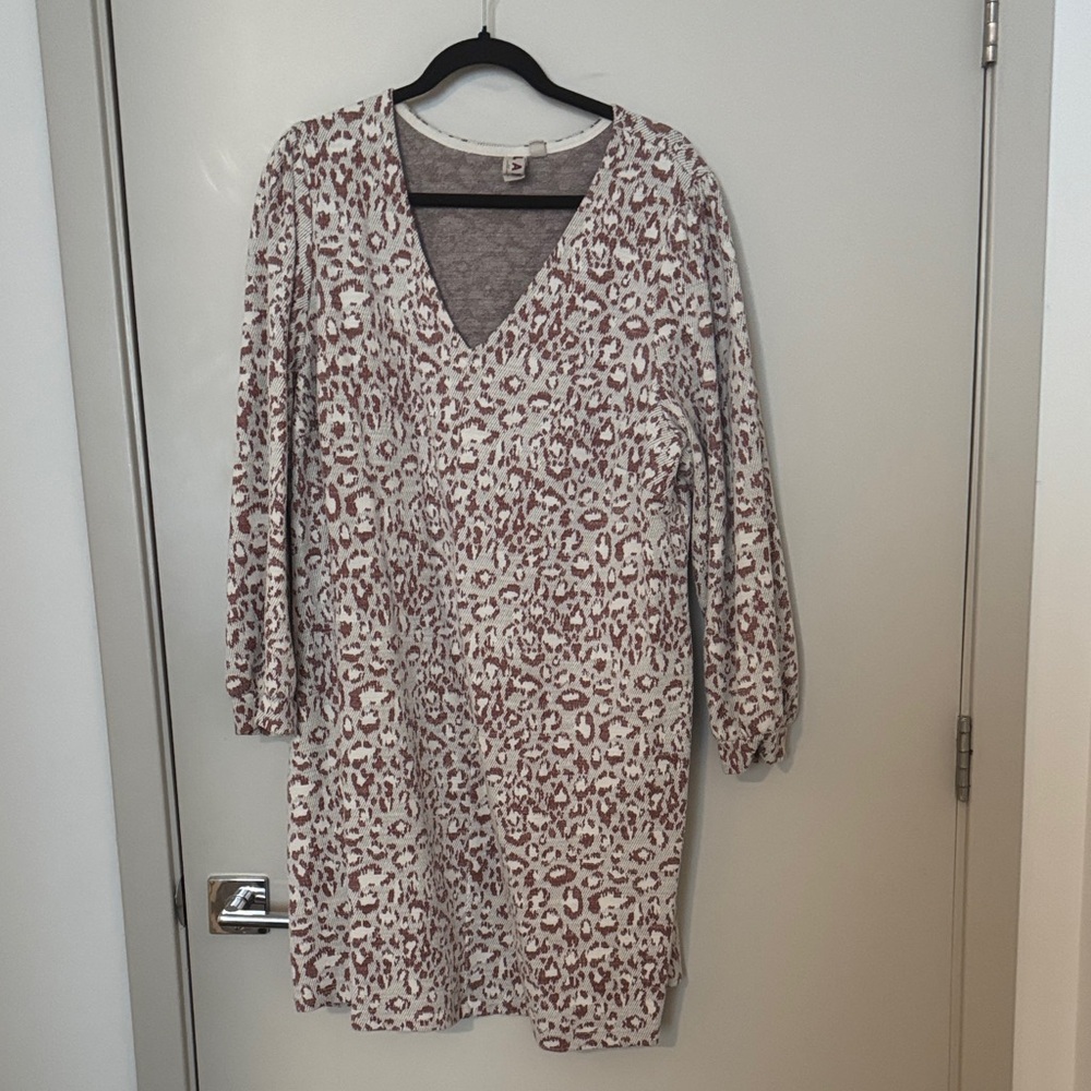 Anthropologie Dolan Leopard Dress